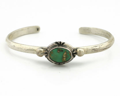 Navajo Bracelet .925 Silver Royston Turquoise Native American Artist C.90's
