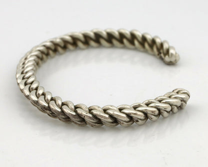 Navajo Handmade Bracelet .925 SOLID Silver Native American Artist Circa 1980's