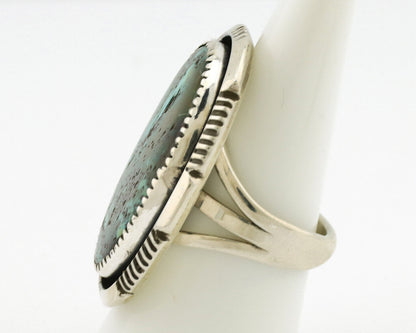 Navajo Ring 925 Silver Natural Southwest Turquoise Signed William Denetdale C80s
