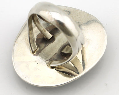 Navajo Ring 925 Silver Blue Turquoise Native American Artist C.80's