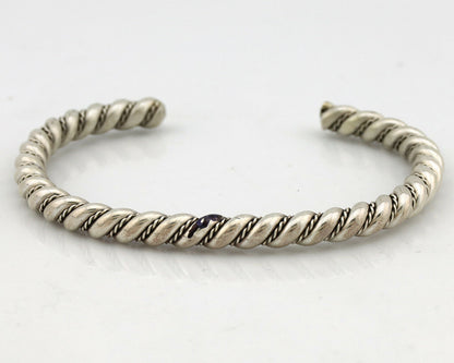 Navajo Handmade Bracelet .925 SOLID Silver Native American Artist Circa 1980's