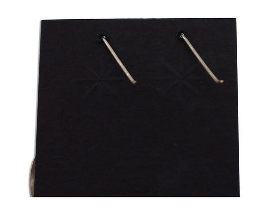 Navajo Earrings 925 Silver Natural Black Onyx Artist Signed T C.80's