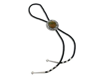 Navajo Bolo Tie .925 Silver Royster Turquoise C.80's Native American