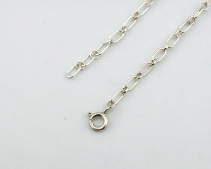 Navajo Pendant .925 Silver Spiderweb Turquoise Native American C.80's