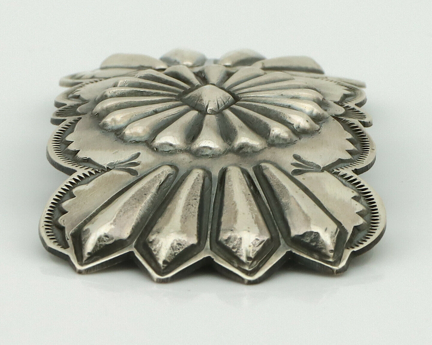 Women's Navajo Hair Clip .925 Silver Handmade Native Artist C.80's