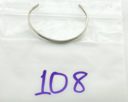 Navajo Toddler Child's Bracelet .925 Solid Silver Native American Artist C.80's