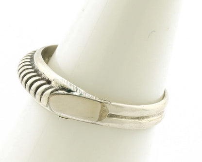 Navajo Ring .925 Silver Size 6.0 Handmade Native American Artist C.1980s