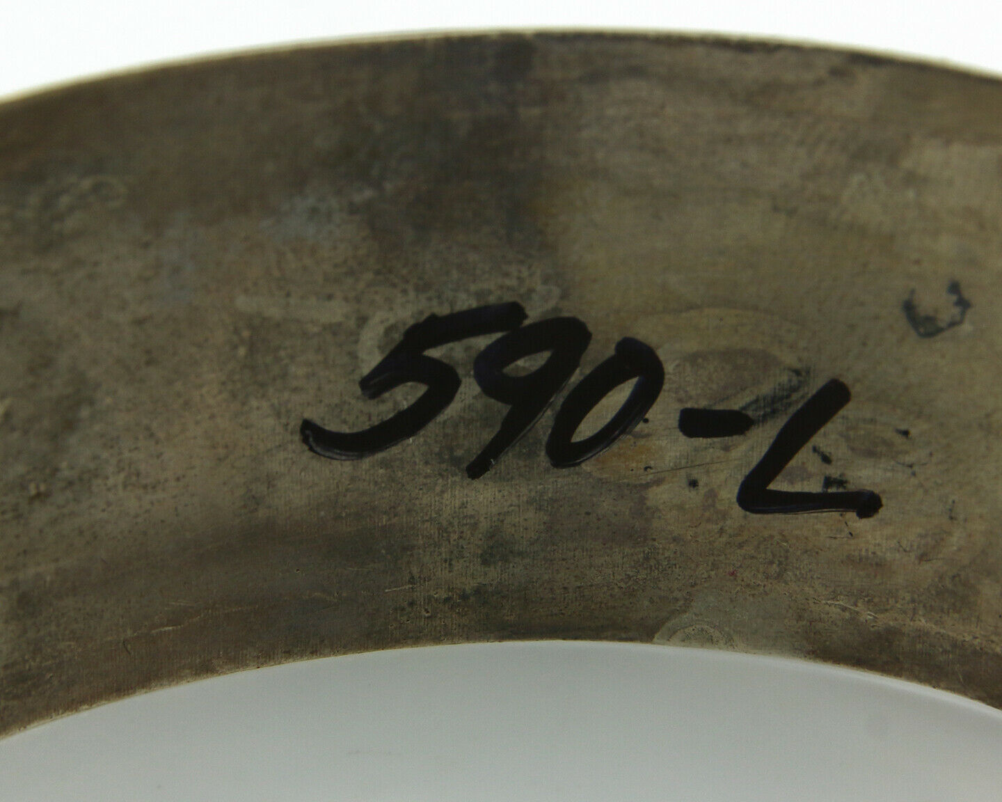 Navajo Bracelet .925 Silver Southwest Turquoise Cuff Artist Native C.80's