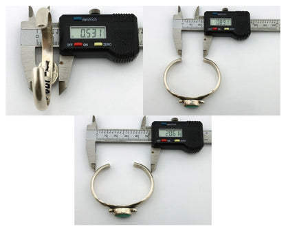 Women's Navajo .925 Silver Turquoise Mountain Native American Artist C.80's