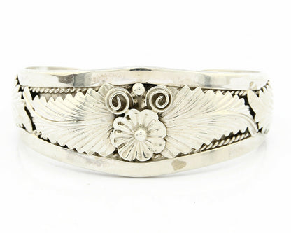 Navajo Bracelet .925 SOLID Silver Handmade Signed Artist BAHE C.80's