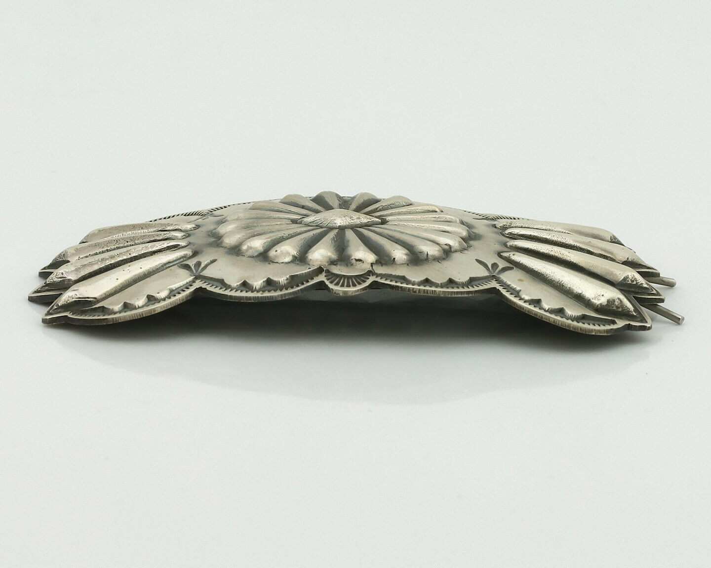 Women's Navajo Hair Clip .925 Silver Handmade Native Artist C.80's