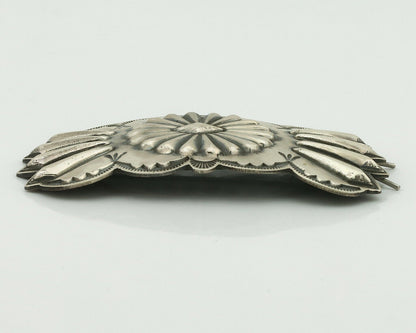 Women's Navajo Hair Clip .925 Silver Handmade Native Artist C.80's