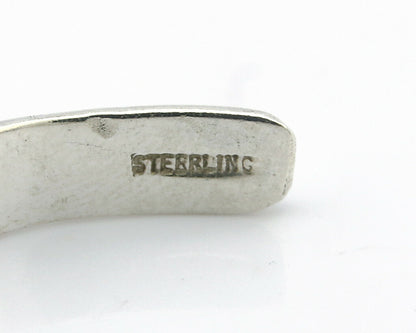 Navajo Bracelet .925 Silver Hand Stamped Arrow Head Artist Montoya C.80's