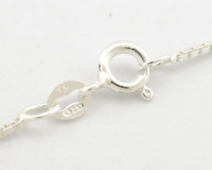 Navajo Necklace .925 Silver Kingman Turquoise Signed WP C.1980's