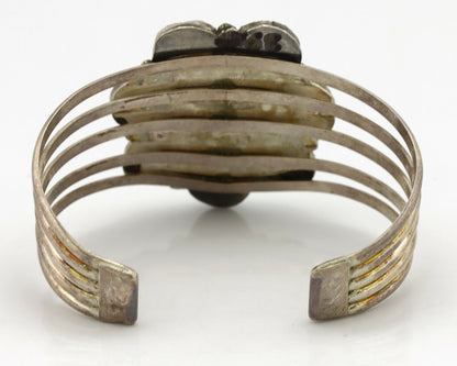 Navajo Bracelet .925 Silver Royston Turquoise Native American Artist C.80's