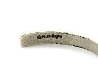 Navajo Bracelet .925 Silver & 14k Solid Gold MM Rogers and AS Cuff C.80's