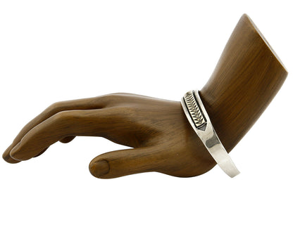 Navajo Bracelet .925 Silver & 14k Solid Gold MM Rogers and LLK Cuff C.80's