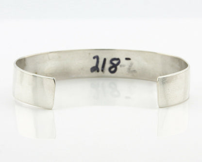 Navajo Pictograph Bracelet .925 Silver & 12k Gold Filled Artist Native C.80's