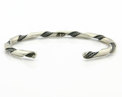 Navajo Handmade Bracelet .925 Silver Native Artist Se C.80's