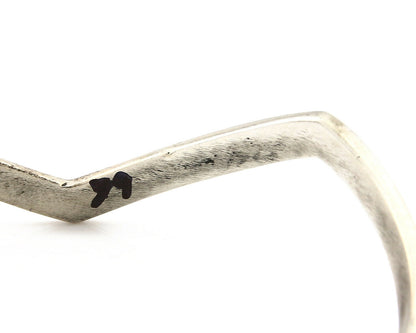 Navajo Bracelet .925 Silver Handmade Sand Cast Native American Artist Circa 70's