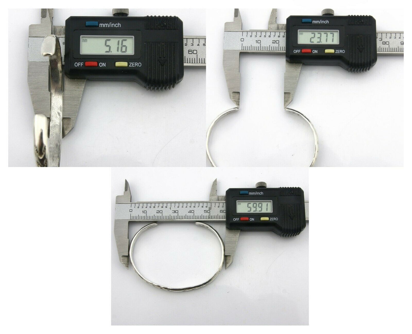 Navajo Bracelet .925 Silver Hand Stamped Arrow Head Artist Montoya C.80's