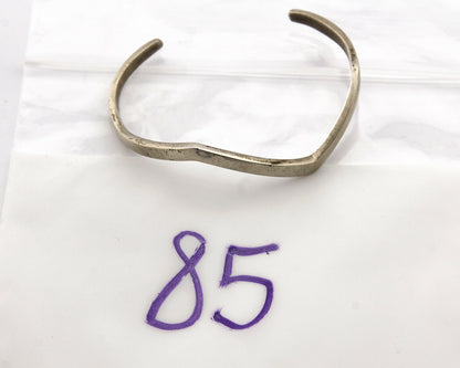 Navajo Bracelet .925 Silver Handmade Sand Cast Native American Artist Circa 70's