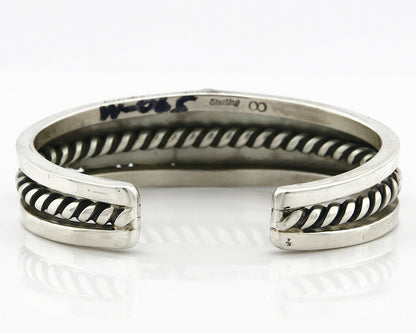 Bowlins Old Carter Trading Post Bracelet Turquoise Cuff .925 Silver