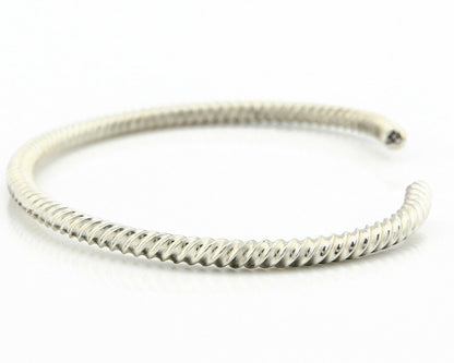 Navajo Handmade Bracelet .925 Silver Native Artist TAHE C.80's