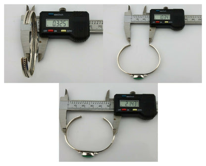 Women's Navajo .925 Silver Kingman Turquoise Artist Inca MFG Circa 1990's