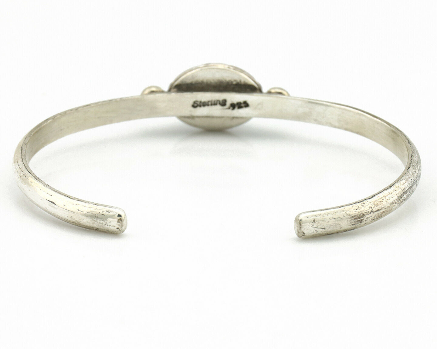 Navajo Bracelet .925 Silver Royston Turquoise Native American Artist C.90's