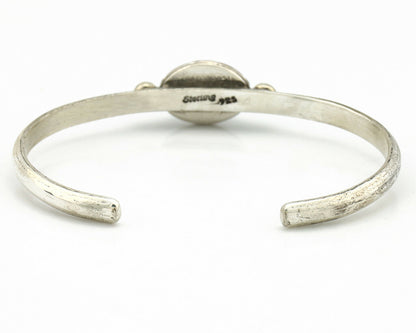 Navajo Bracelet .925 Silver Royston Turquoise Native American Artist C.90's