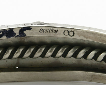 Bowlins Old Carter Trading Post Bracelet Turquoise Cuff .925 Silver