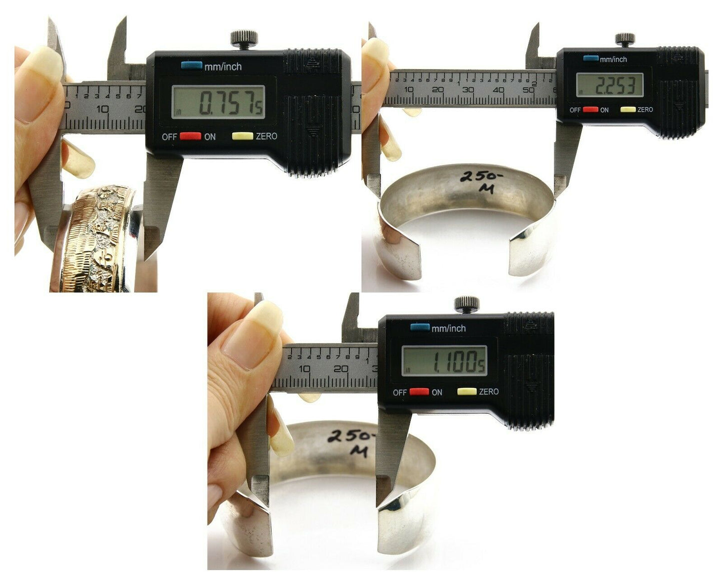 Navajo Bracelet .925 Silver & 12k Gold Filled Signed Artist Tom & Sylvia Kee