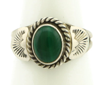 Navajo Handmade Ring 925 Silver Blue Turquoise & Coral Native American C.80's