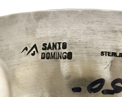 Santa Domingo Bracelet .925 Silver Picture Jasper Handmade Artist Signed C.80's