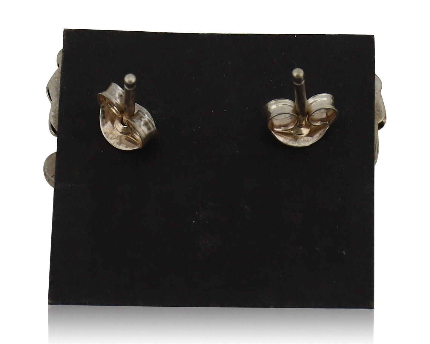 Navajo Earrings 925 Silver Sleeping Beauty Turquoise Native American C.80's