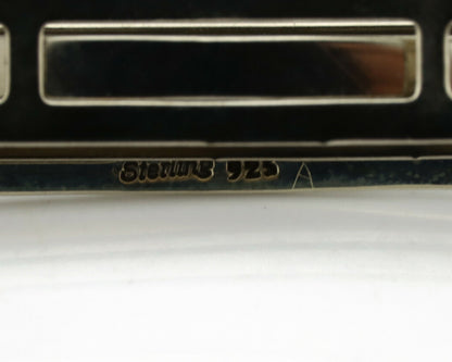 Navajo Hair Clip .925 Silver Royston Turquoise Barrette C.80's