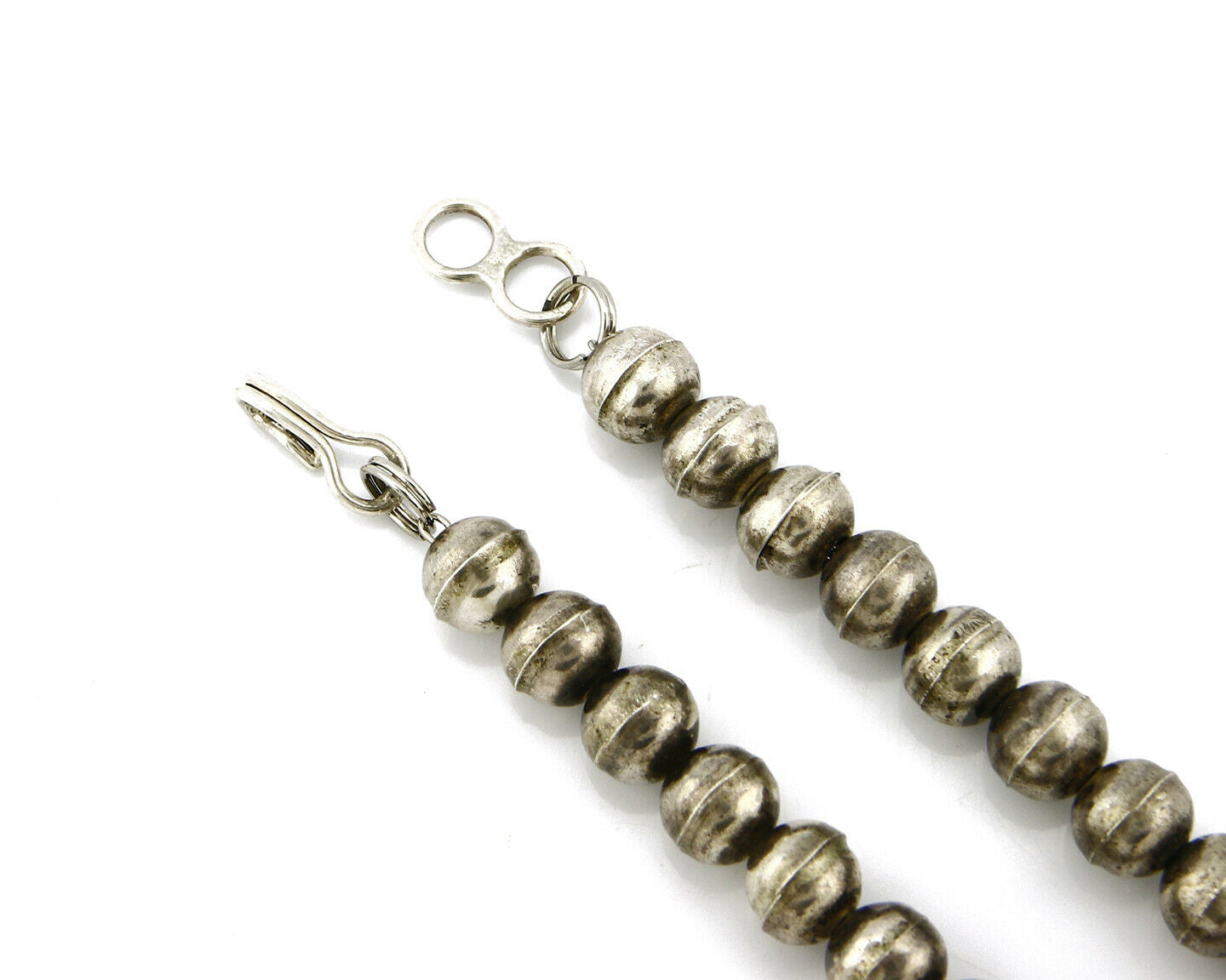 Woman's Navajo Squash Necklace .925 Silver Red Coral C.80's