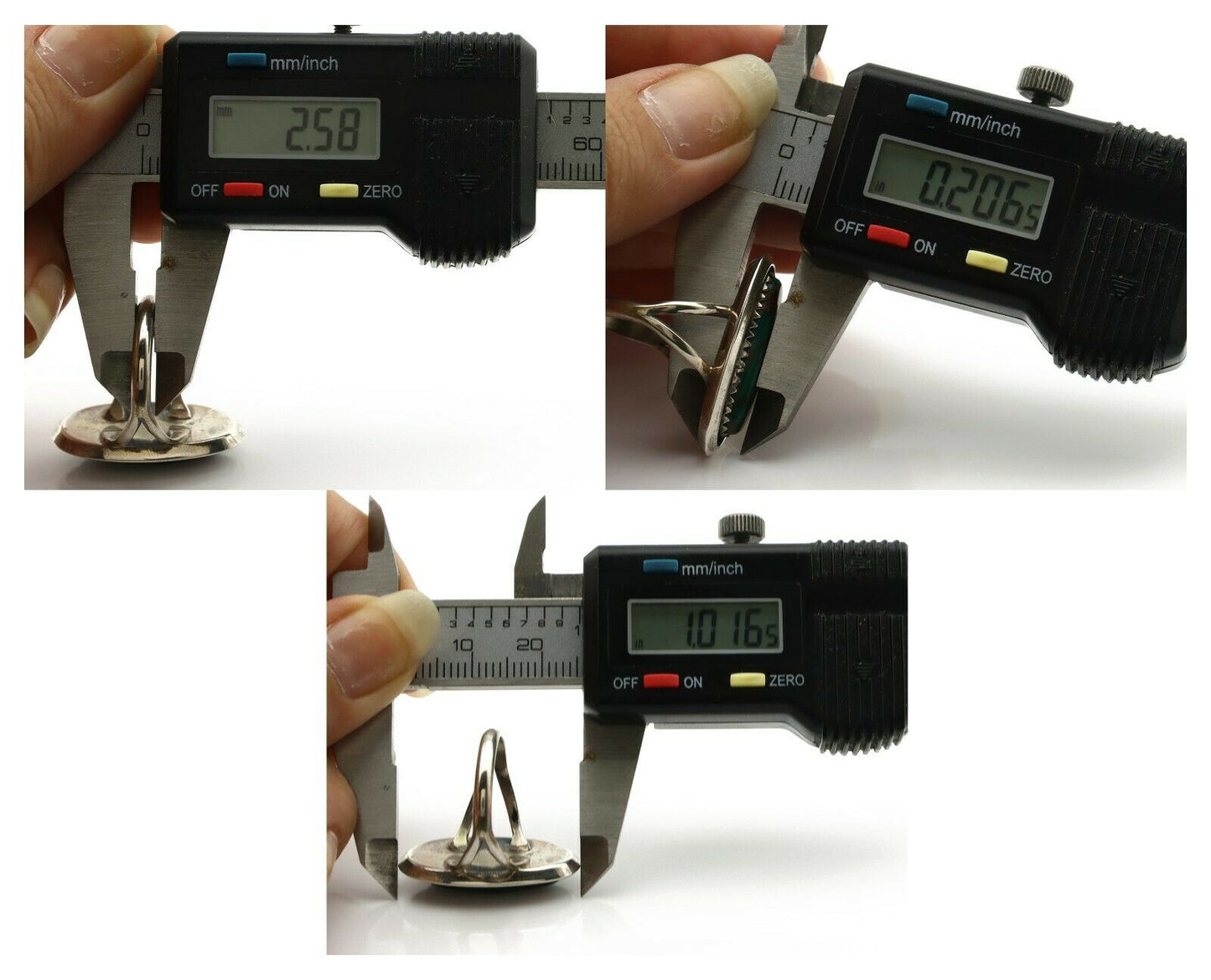 Navajo Ring .925 Silver Turquoise Mountain Native American C.80's