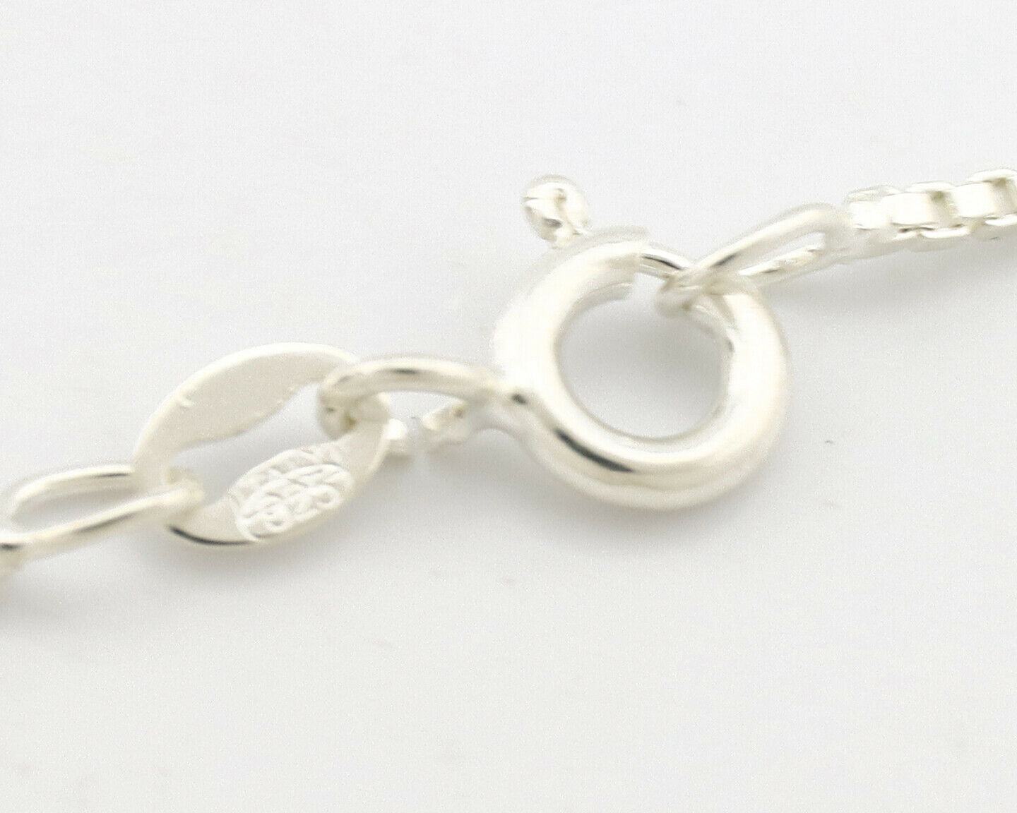 Navajo Necklace .925 Silver Spiderweb Turquoise Signed RM C.1980's