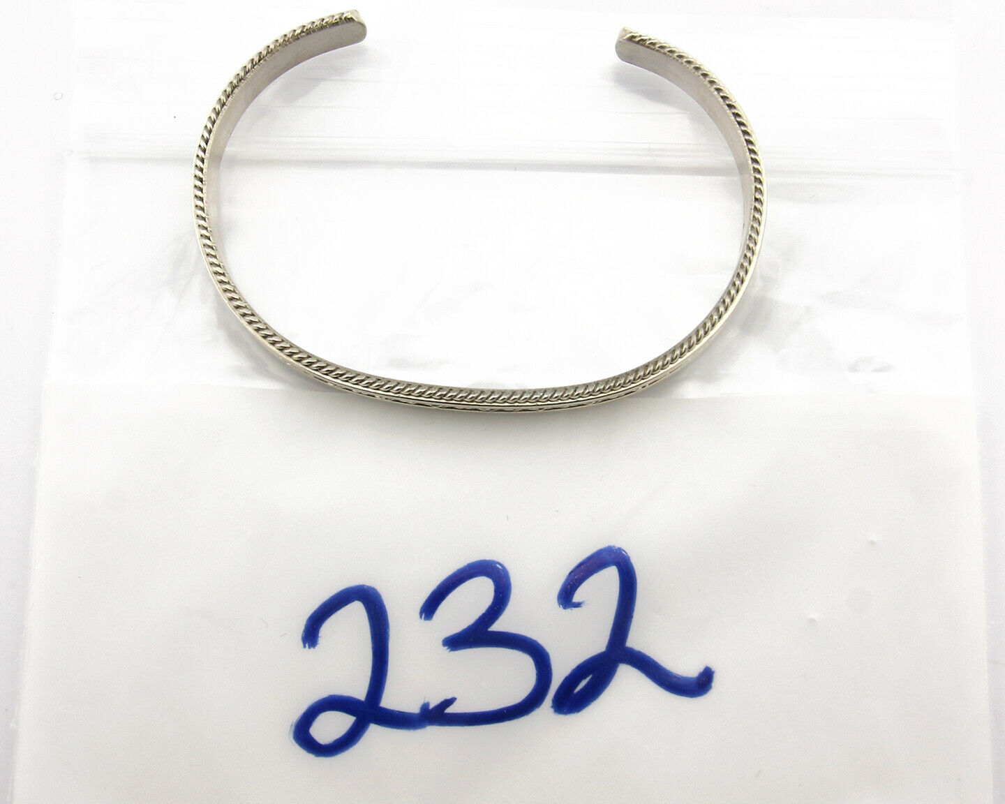 Navajo Bracelet .925 Silver Handmade Cuff Artist Signed TAHE C.80's