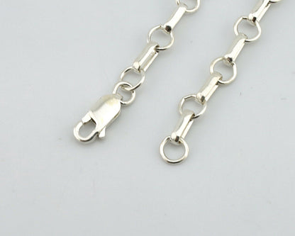 Navajo Pendant .925 Silver Spiderweb Turquoise Native American C.80's