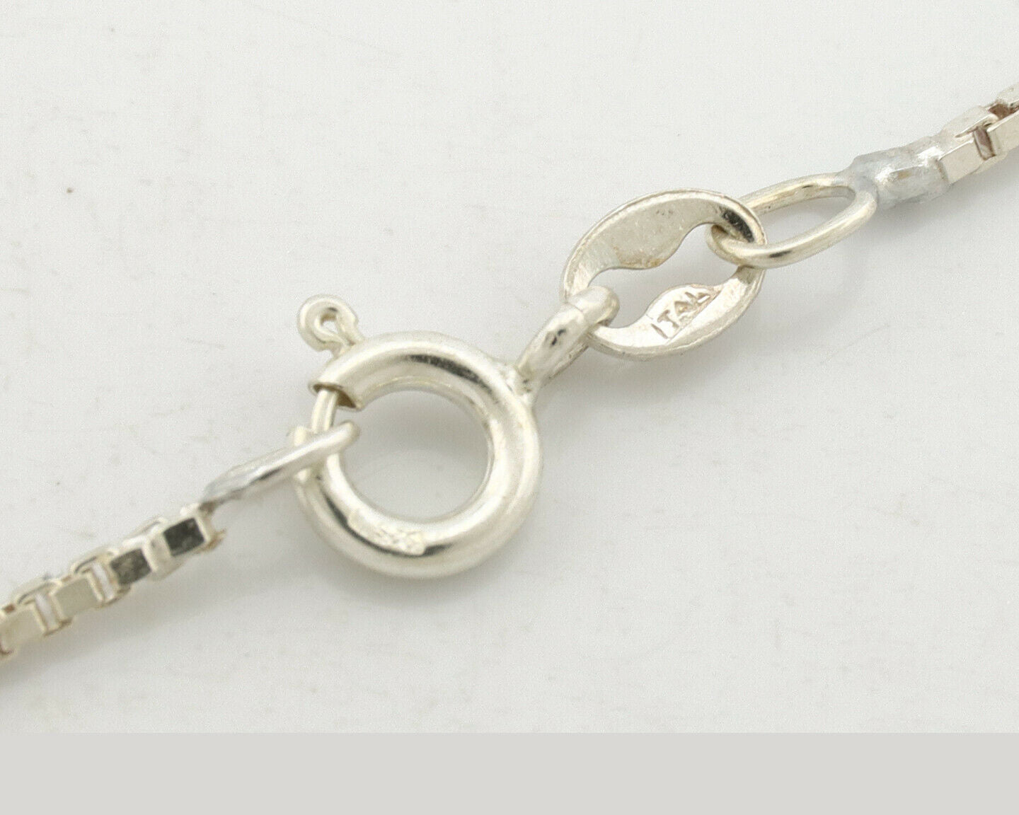 Navajo Handmade Pendant Necklace .925 Silver Artist Signed Sunrise C.80's