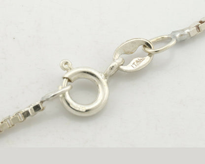 Navajo Handmade Pendant Necklace .925 Silver Artist Signed Sunrise C.80's