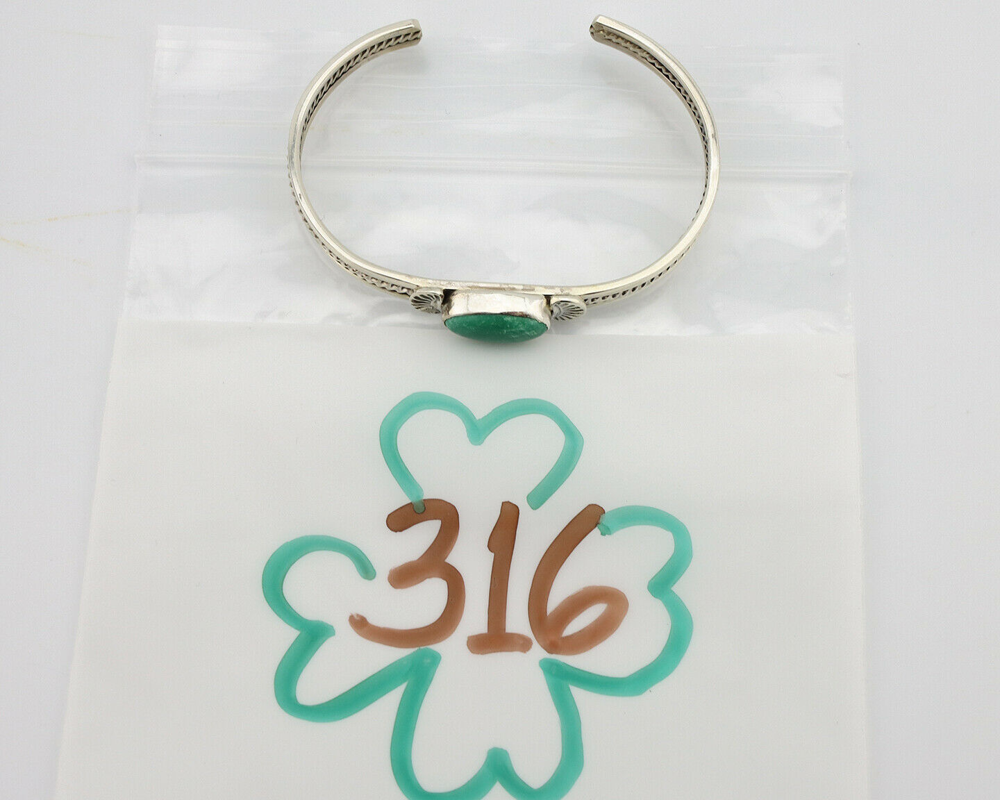 Women's Navajo .925 Silver Kingman Turquoise Artist Inca MFG Circa 1990's