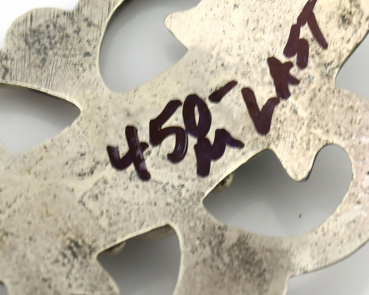 Navajo Sand Cast Bracelet .925 Silver Malachite & Opal Native Artist C.80's