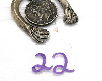 Women's Navajo Necklace .925 Silver Mercury Dime Squash C.70's