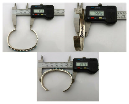 Zuni Bracelet .925 Silver Natural Pink Mussel H. M. Coonsis C.90's