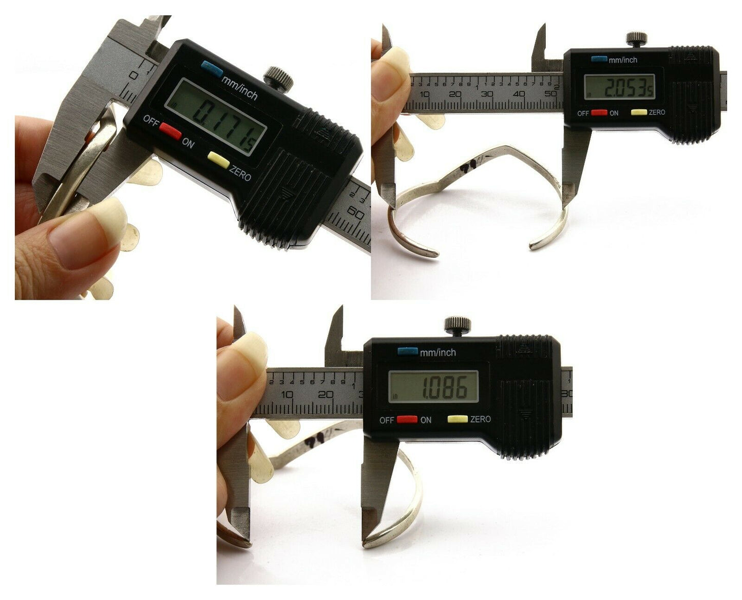 Navajo Bracelet .925 Silver Handmade Sand Cast Native American Artist Circa 70's