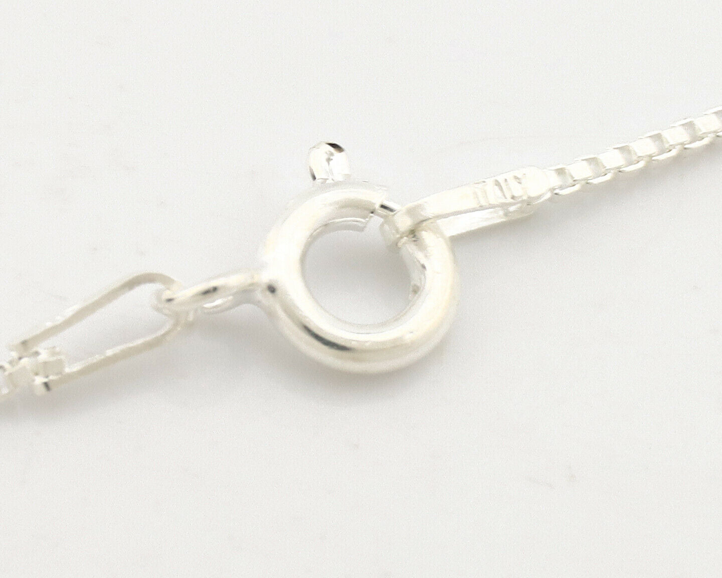 Navajo Necklace .925 Silver Green Variscite Signed Sun C.80's